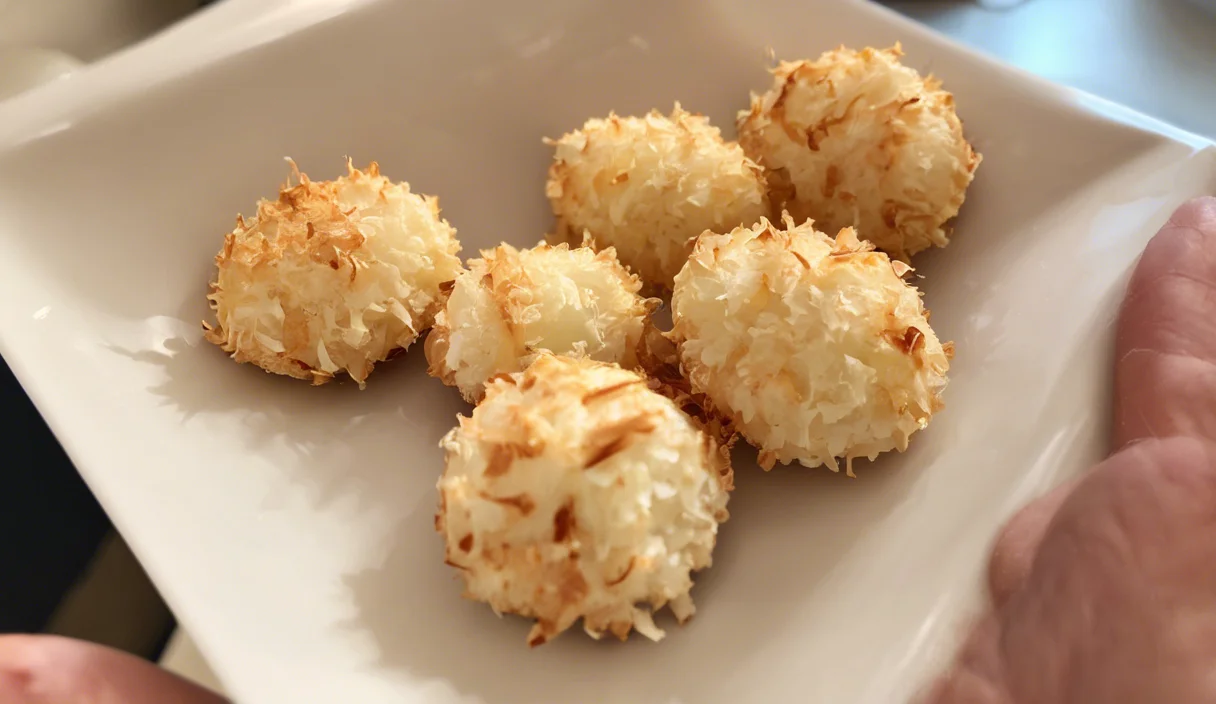 A delicious plate of Coconut Macaroons