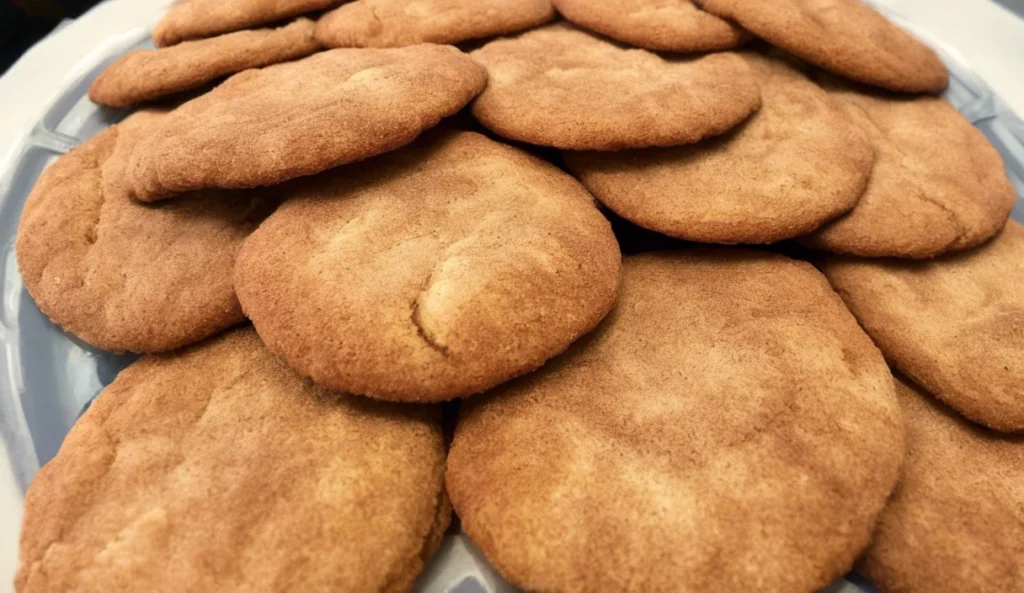 A delicious plate of Snickerdoodle Cookies