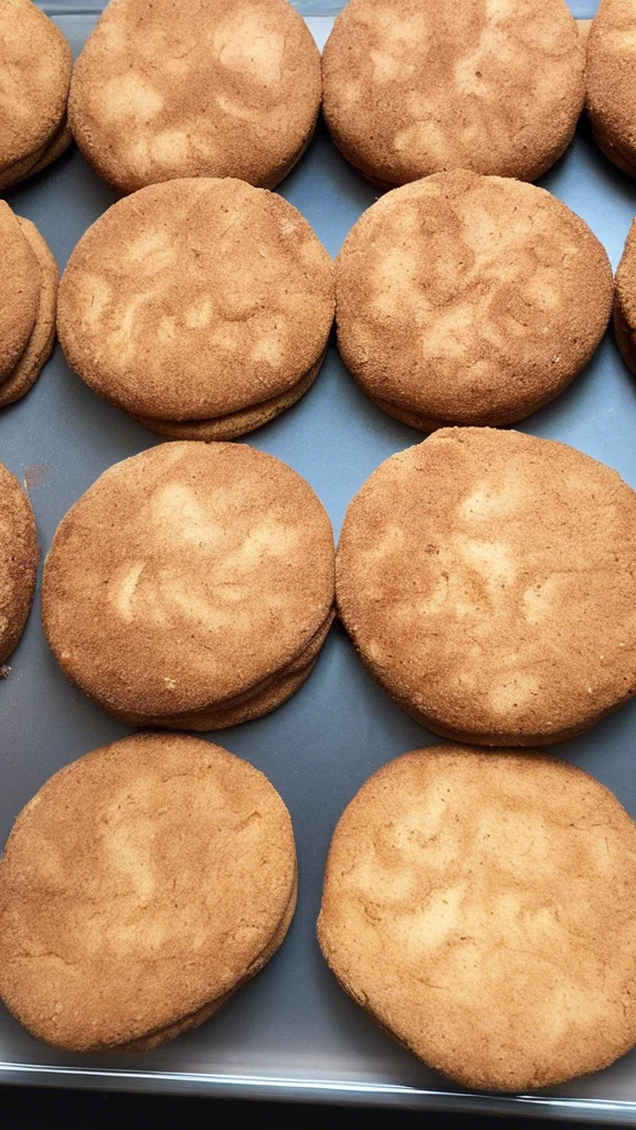 Step-by-step making Snickerdoodle Cookies