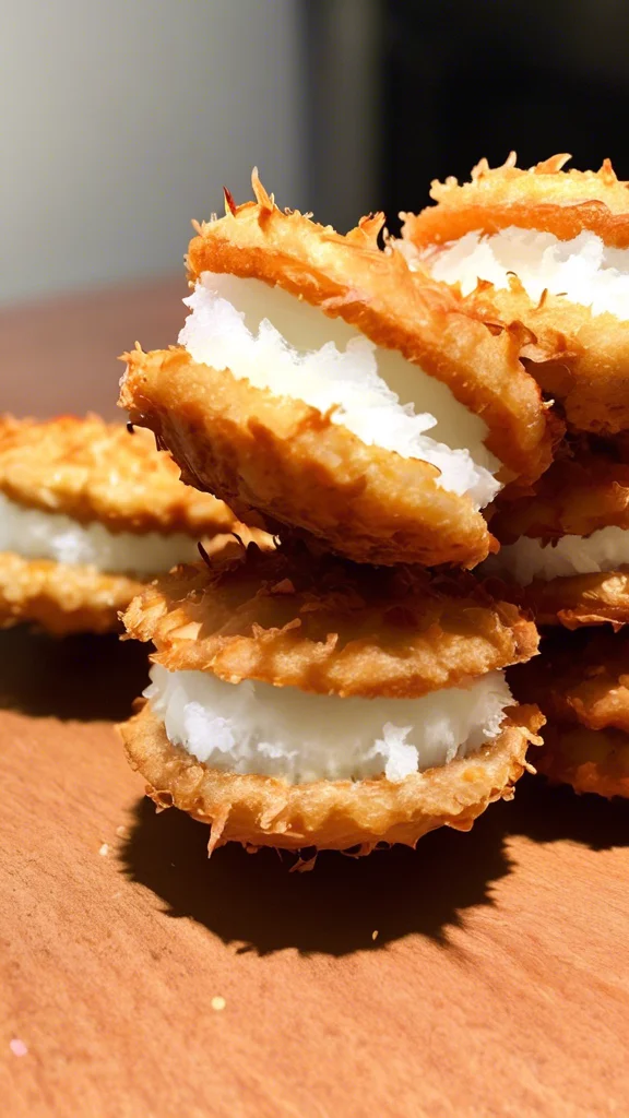 Beautifully plated Coconut Macaroons