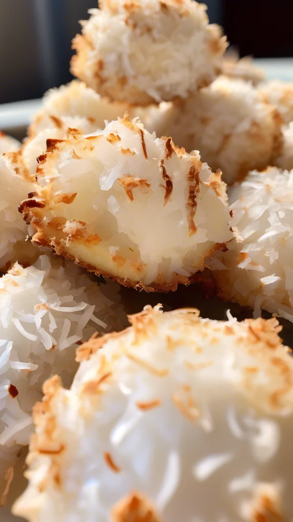Step-by-step making Coconut Macaroons