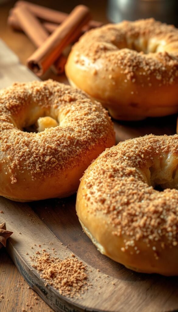 Artisanal Baking Cinnamon Sugar Bagels