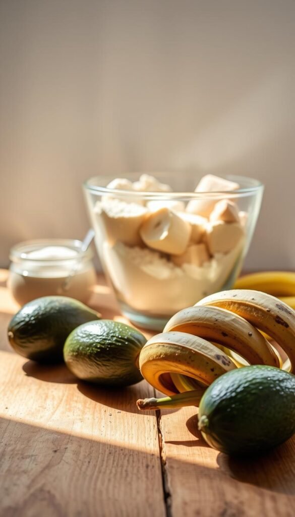 Avocado Banana Bread Ingredients Avocado Banana Bread Ingredients