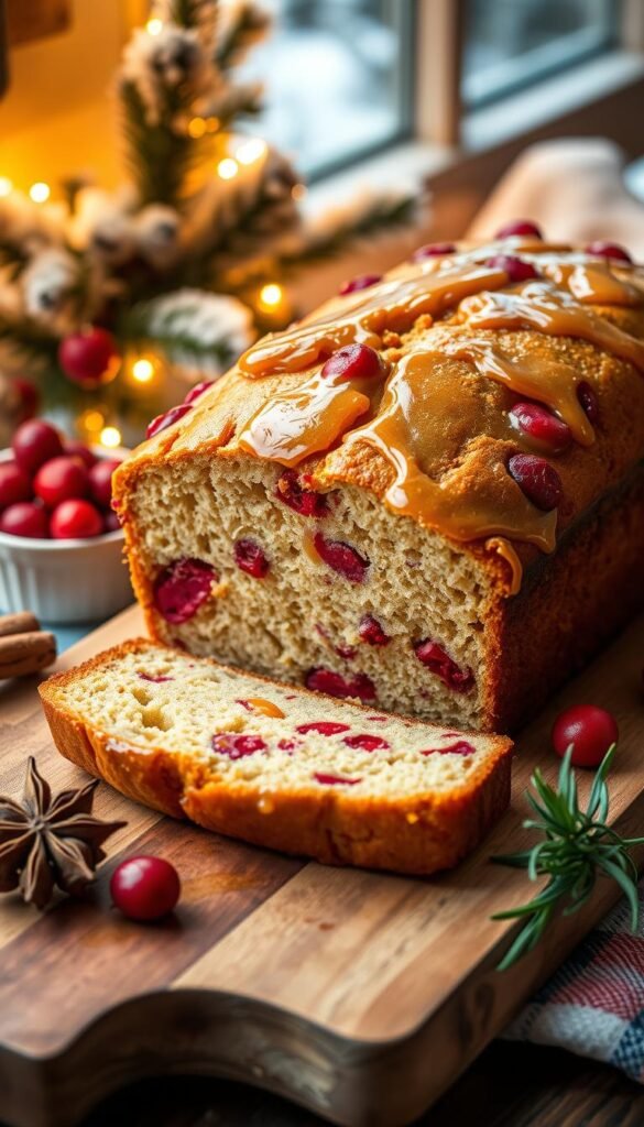 Cranberry Orange Loaf Holiday Baking