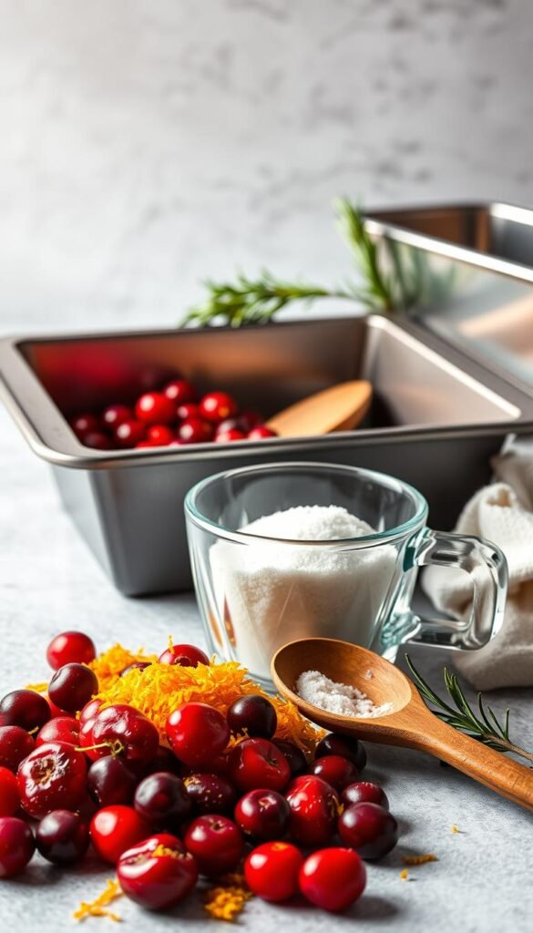 Cranberry Orange Loaf Ingredients