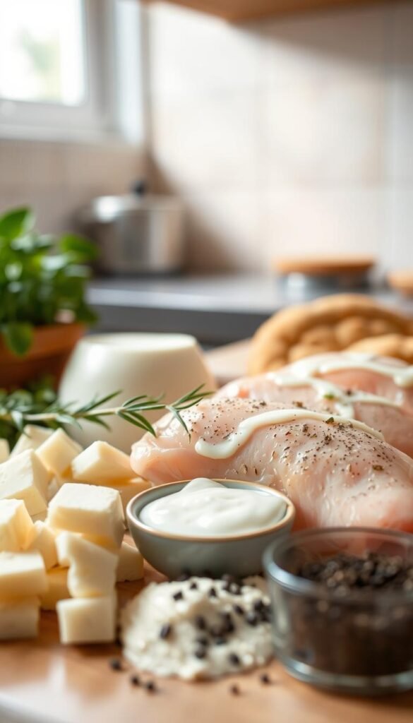 Creamy Chicken Ingredients