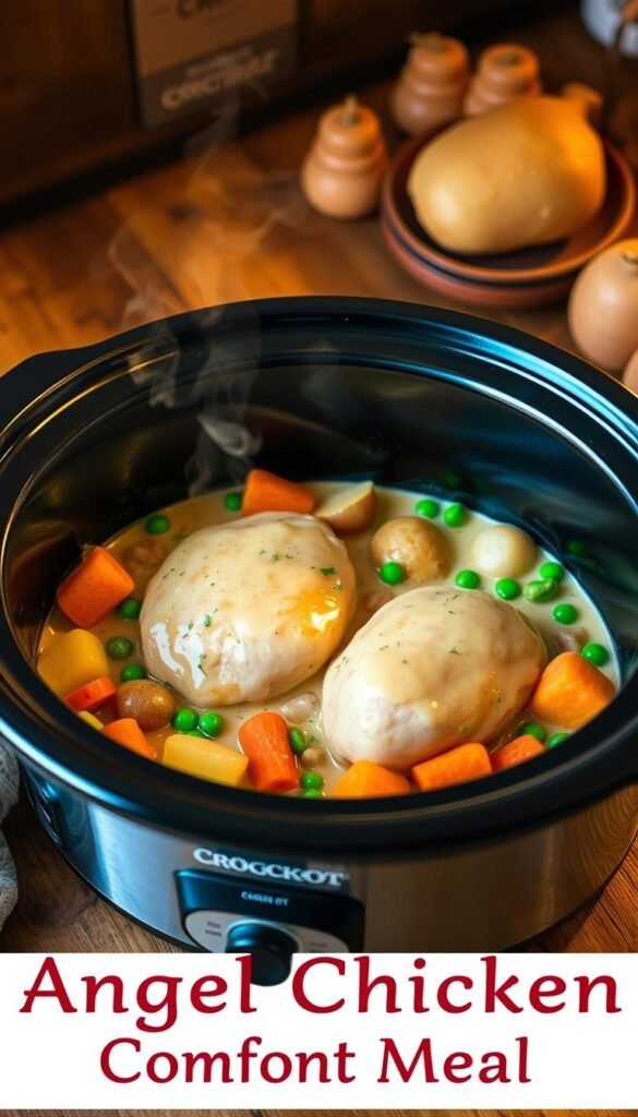 Crockpot Angel Chicken Comfort Meal