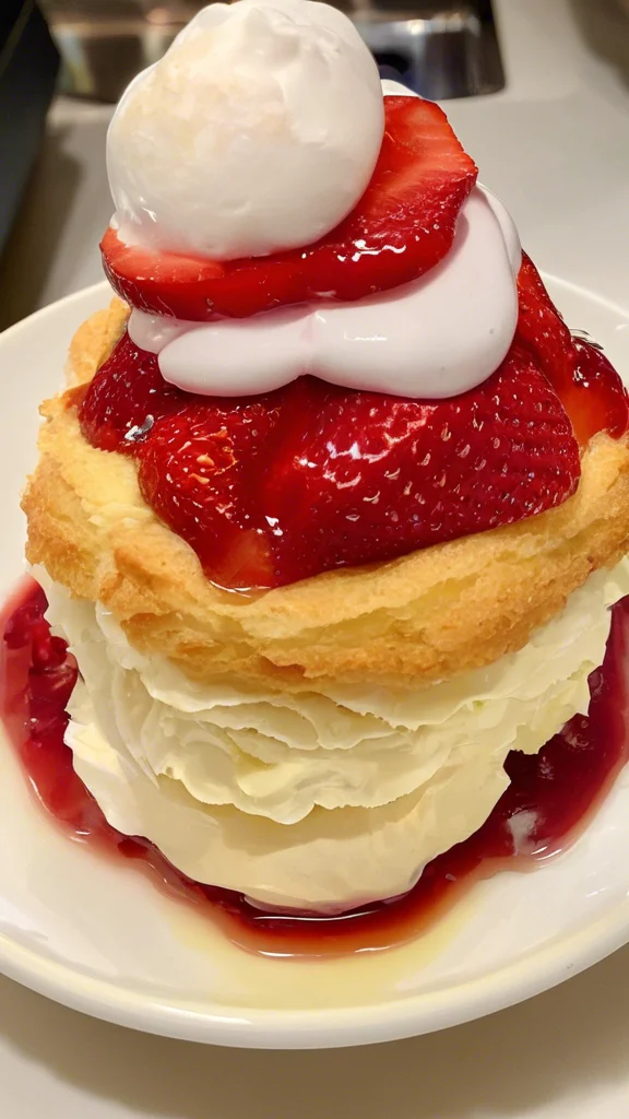 Step-by-step making Strawberry Shortcake