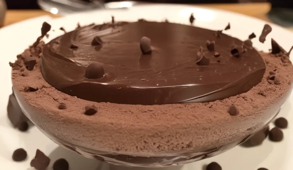 A delicious plate of Triple Chocolate Mousse