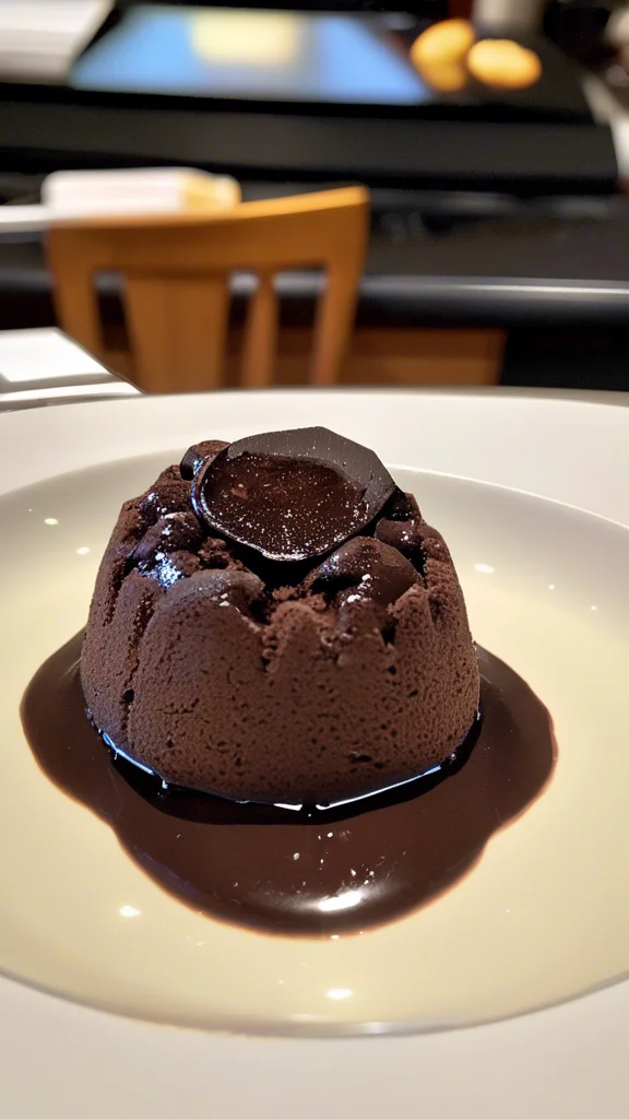 Step-by-step making Chocolate Lava Cake