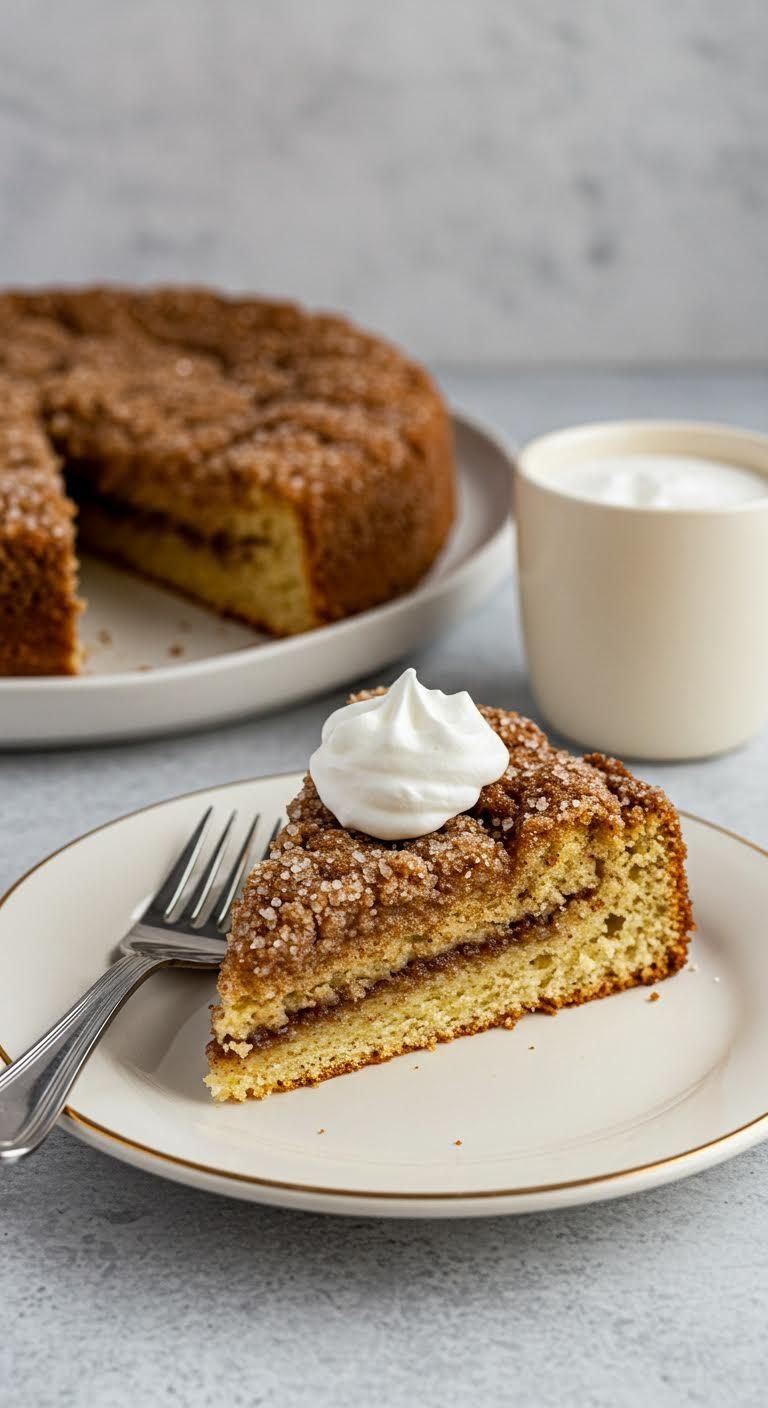 Preparation of Delicious Slice of Heaven: Amish Cinnamon Sugar Coffee Cake Recipe
