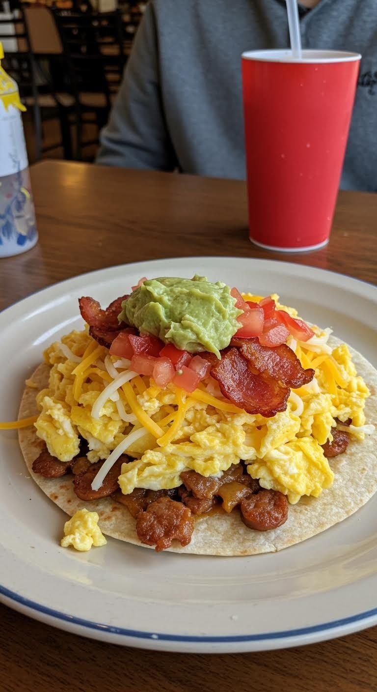 Preparation of Wake Up to a Crunchwrap!