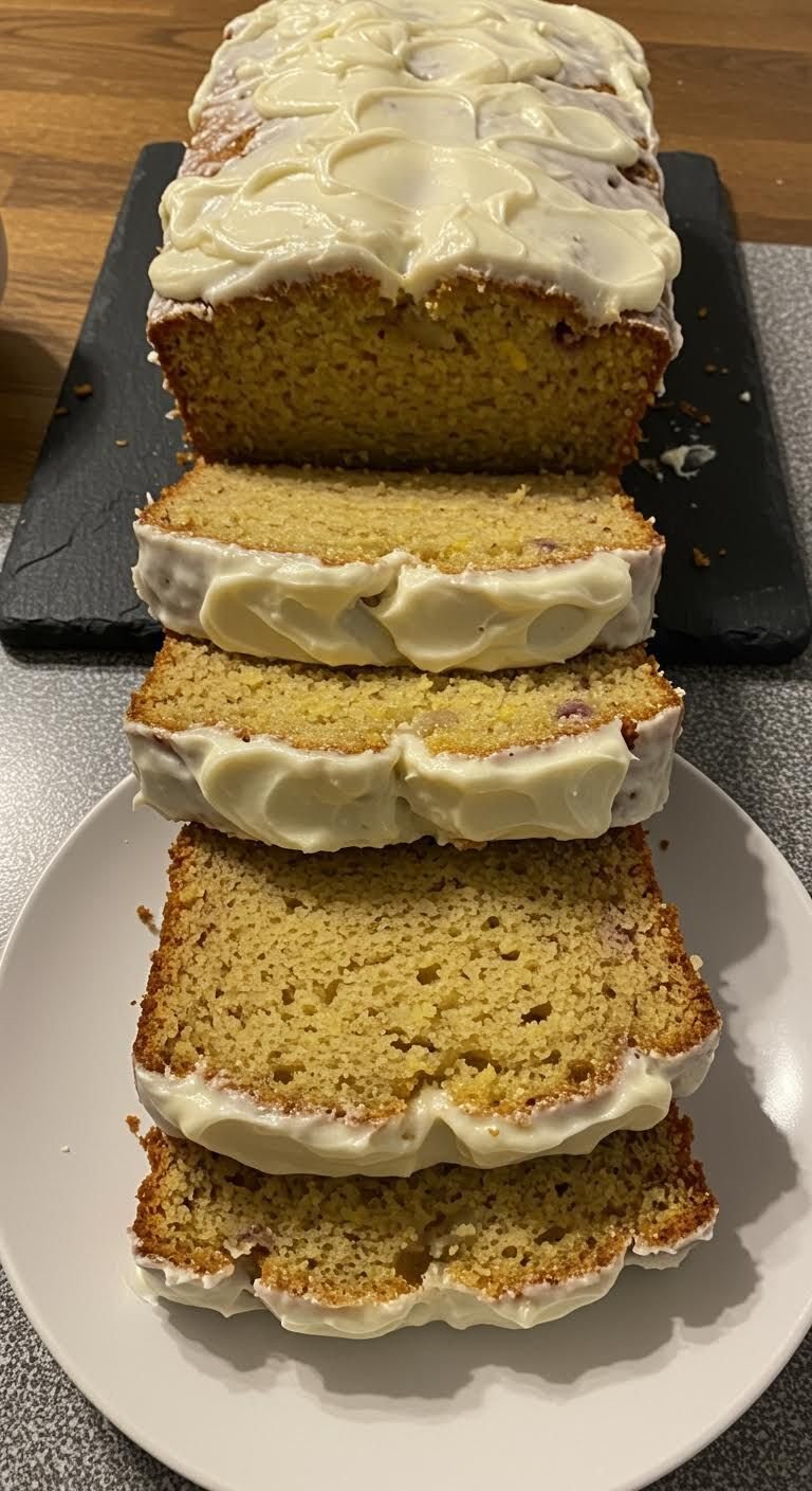 Preparation of Tropical Delight: Baking Hummingbird Bread with Cream Cheese Frosting Recipe