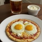 Plate of Wake Up to Delicious: Cozy Breakfast Pizza Perfection