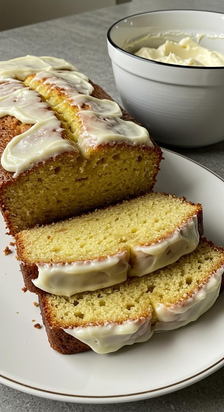 Plate of Tropical Delight: Baking Hummingbird Bread with Cream Cheese Frosting Recipe