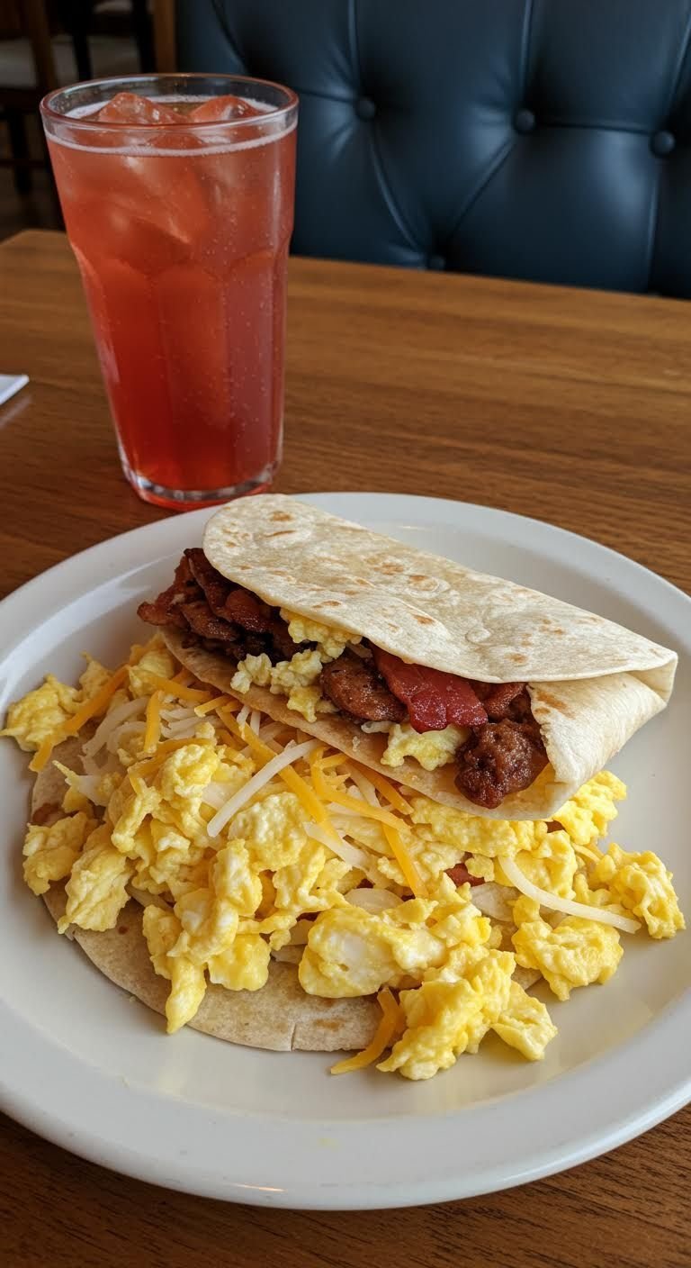 Plate of Wake Up to a Crunchwrap!