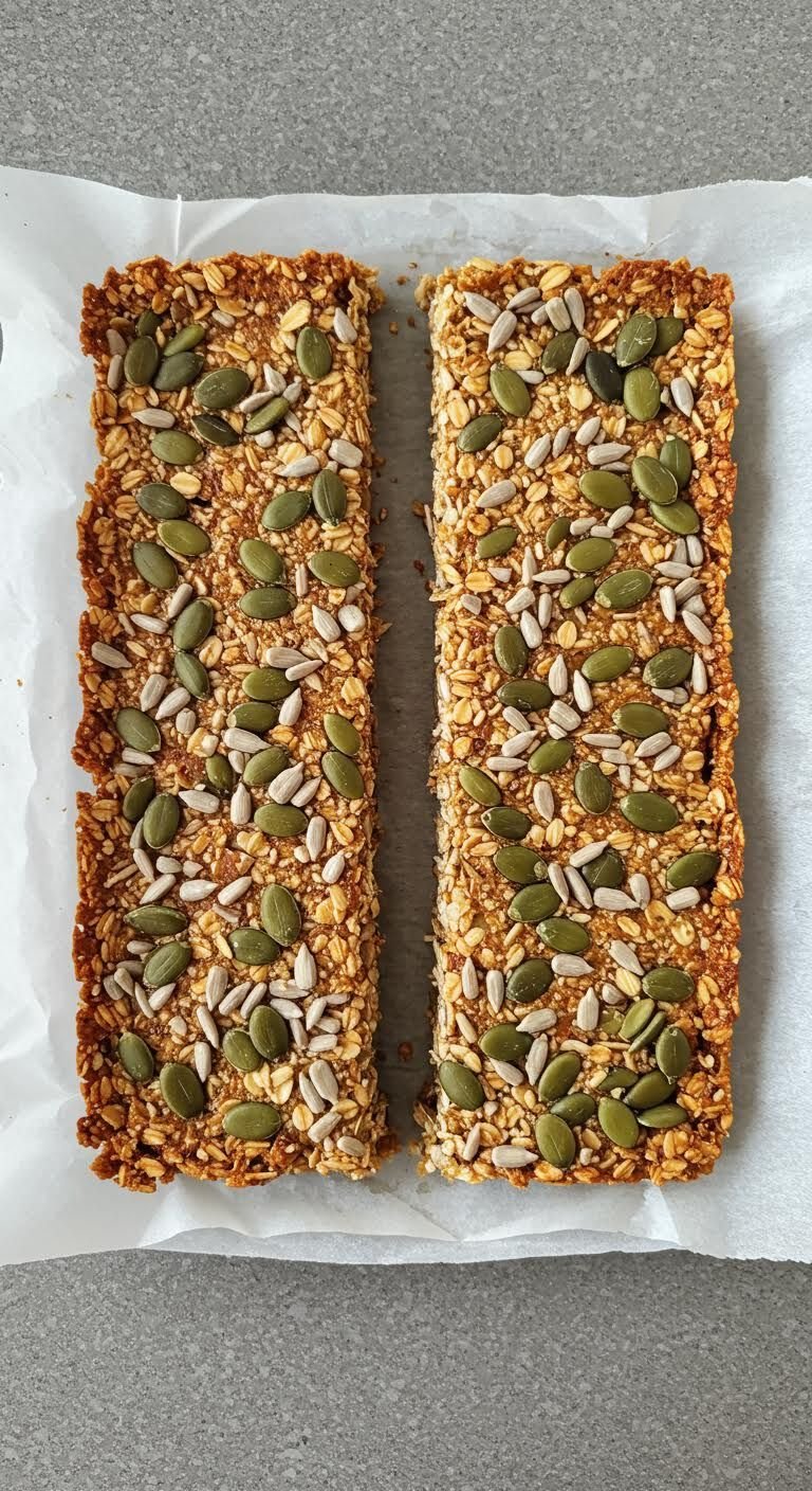 Preparation of Delicious Sun-Kissed Seed & Oat Bars: A Nut-Free Muesli Bar Delight Recipe You'll Love!