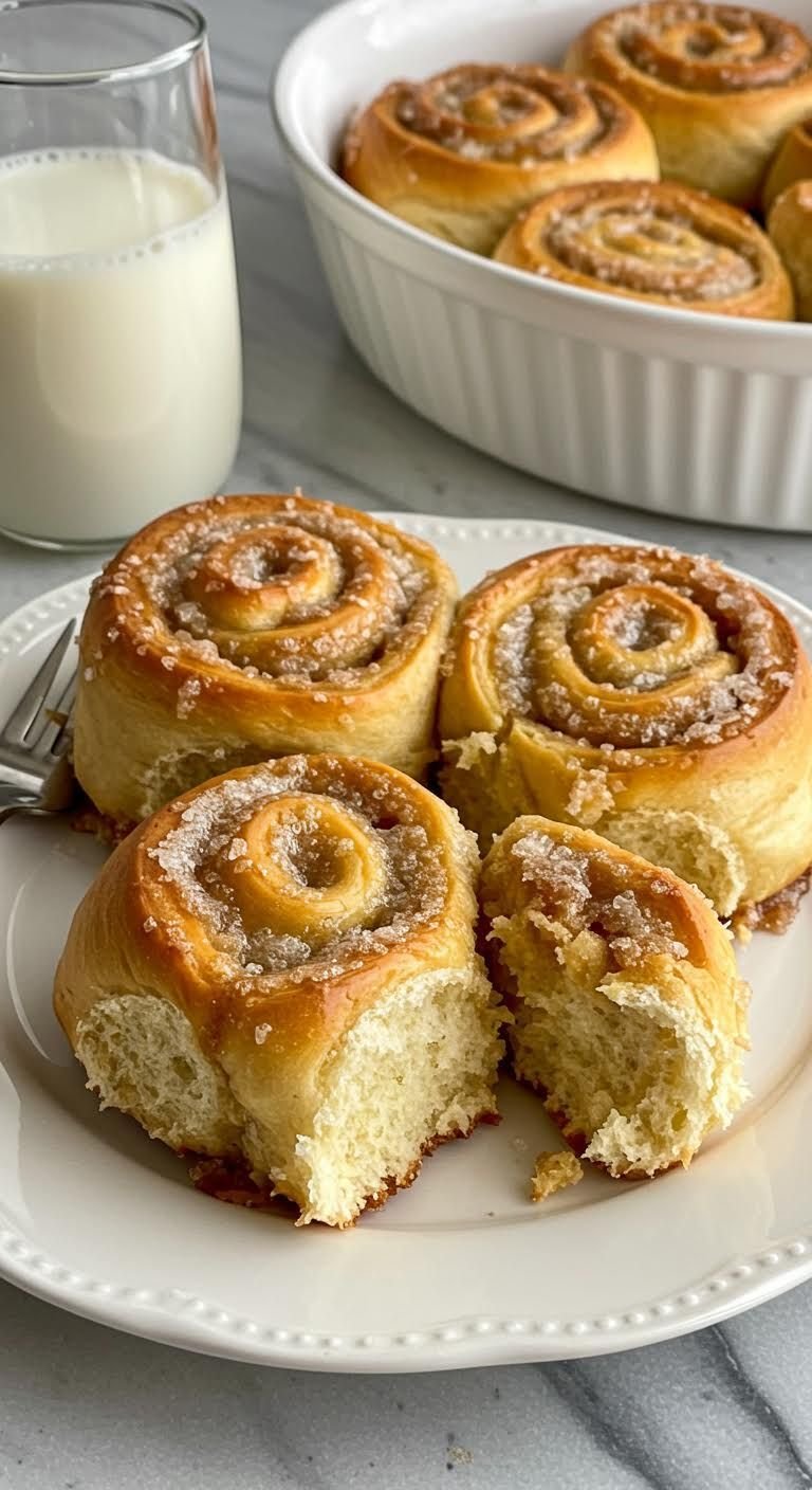 Plate of Wake Up to Sweet Bliss with Heavenly Coconut Toffee Breakfast Rolls!