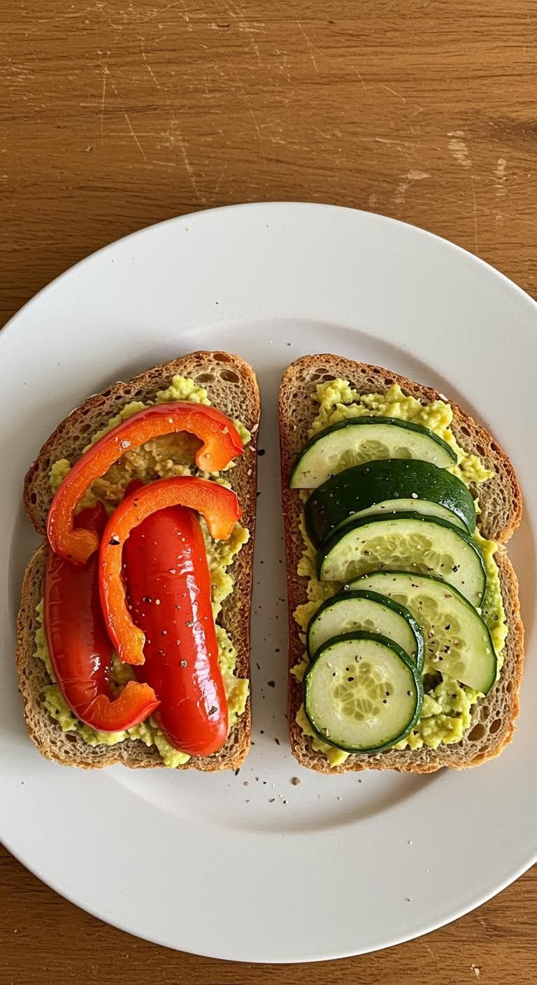 Preparation of Fuel Up with Power-Packed Veggies on Toast!